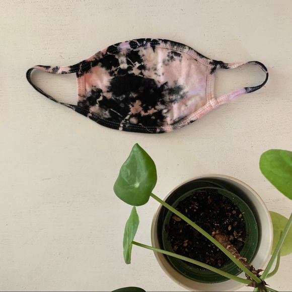 Electric & Rose Tie Dye Face Mask - Picture 2 of 2